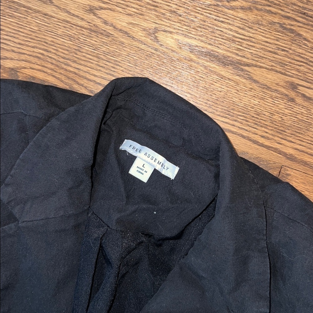 Free Assembly Blazer Jacket with Buttons - Picture 3 of 4